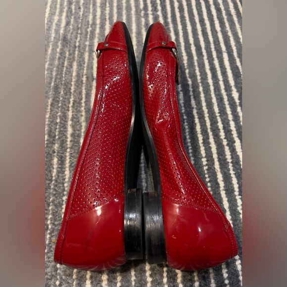 Talbots Size 7 1/2 red flats - Picture 3 of 11